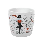 Кружка MILK , глянцевое покрытие белый