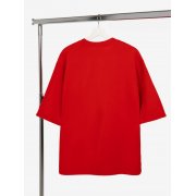 Футболка оверсайз унисекс Kosmos 2.0, красная арт. 14610.50