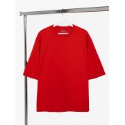 Футболка оверсайз унисекс Kosmos 2.0, красная арт. 14610.50
