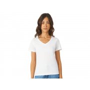 Футболка «Heavy Super Club» женская с V-образным вырезом