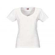 Футболка «Heavy Super Club» женская с V-образным вырезом