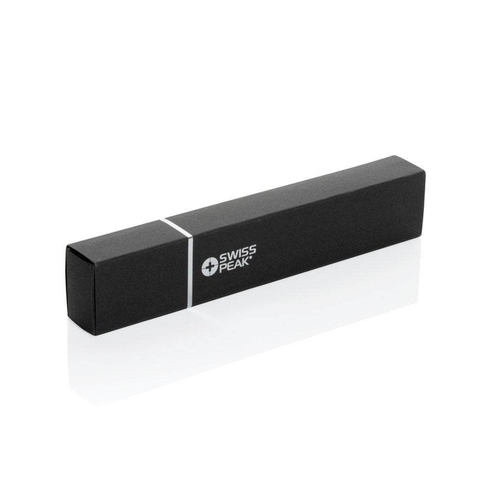 Ручка с двойным наконечником Swiss Peak Storm из переработанного алюминия RCS арт. P611.251 Ручка с двойным наконечником Swiss Peak Storm из переработанного алюминия RCS арт. P611.251