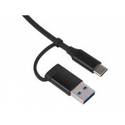 USB-хаб «Link» с коннектором 2-в-1 USB-C и USB-A, 2.0/3.0