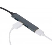 USB-хаб «Link» с коннектором 2-в-1 USB-C и USB-A, 2.0/3.0