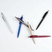 Ручка шариковая Bright Spark, красный металлик арт. 18321.50