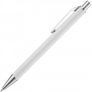 Ручка шариковая Lobby Soft Touch Chrome, белая арт. 18323.60