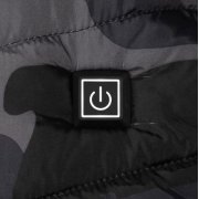 Жилет с подогревом Thermalli Valmorel, серый камуфляж