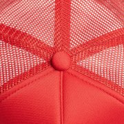 Бейсболка FLICK, 5 клиньев, пластиковая застежка Красный