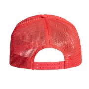 Бейсболка FLICK, 5 клиньев, пластиковая застежка Красный