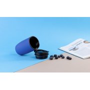 Термостакан "Unicup" 300 мл, покрытие soft touch синий