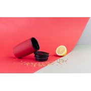 Термостакан "Unicup" 300 мл, покрытие soft touch красный