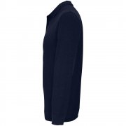 Рубашка поло унисекс с длинным рукавом Planet LSL, темно-синяя арт. 04241319 Рубашка поло унисекс с длинным рукавом Planet LSL, темно-синяя арт. 04241319