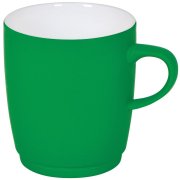 Кружка "Soft" с прорезиненным покрытием Зеленый