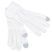Перчатки сенсорные "Irish", белый_М, 100% акрил белый