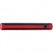 Аккумулятор с беспроводной зарядкой Holiday Maker Wireless, 10000 мАч, красный