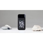 Зарядное (22.5W) устройство "Grade SOFTTOUCH" 10000 mAh с подсветкой логотипа, встроенными кабелями и цифровым индикатором заряда черный