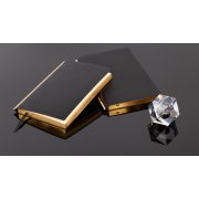 Ежедневник недатированный "Аскона", А5 черный с золотом