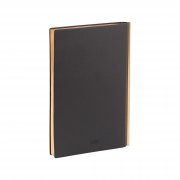 Ежедневник недатированный "Аскона", А5 черный с золотом