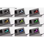 Настольная складная подставка "Cool Mat" с беспроводным (15W) зарядным устройством, сенсорной подсветкой логотипа и ковриком для мыши серый