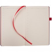 Ежедневник Ton, недатированный, черный с красным