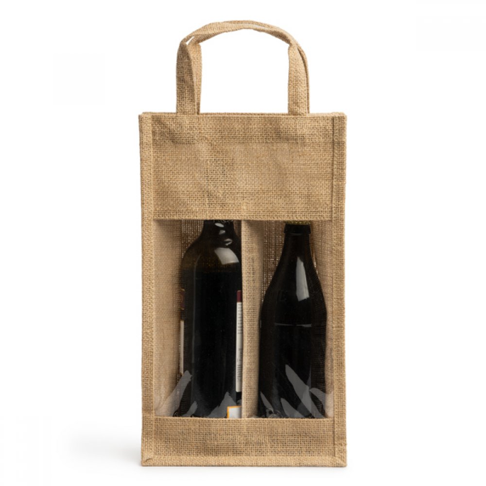 Сумка для вина из джута GRACE, Бежевый арт. BO7610S129 Сумка для вина из джута GRACE, Бежевый арт. BO7610S129