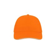 Бейсболка START FIVE SANDWICH, 5 клиньев, застежка на липучке Оранжевый
