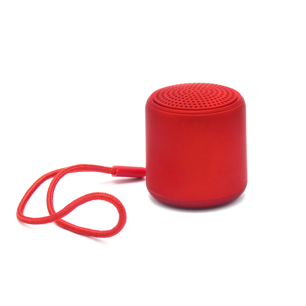 Беспроводная Bluetooth колонка Music TWS софт-тач, красная-S арт. 11018.05-S Беспроводная Bluetooth колонка Music TWS софт-тач, красная-S арт. 11018.05-S