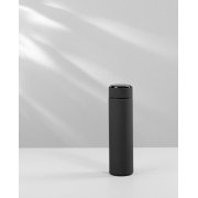 Термос "Бостон next" 500 мл с индикацией температуры, soft touch, сменная батарейка черный