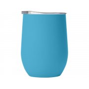 Вакуумная термокружка «Sense Gum», непротекаемая крышка, soft-touch