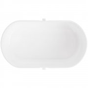 Ланчбокс Lunch Break, белый с черным