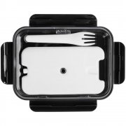 Ланчбокс Cibus с аккумулятором холода, белый с черным арт. 17721.63 Ланчбокс Cibus с аккумулятором холода, белый с черным арт. 17721.63