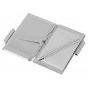 Визитница с блокнотом и шариковой ручкой