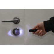 Брелок-фонарик Click Ray, ver.2, черный