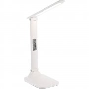 Настольная лампа с часами и календарем Office Torch ver.2, белая арт. 16385.60