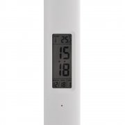 Настольная лампа с часами и календарем Office Torch ver.2, белая арт. 16385.60