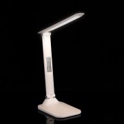 Настольная лампа с часами и календарем Office Torch ver.2, белая арт. 16385.60
