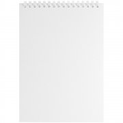 Блокнот Issa в клетку, белый