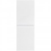 Блокнот Issa в клетку, белый