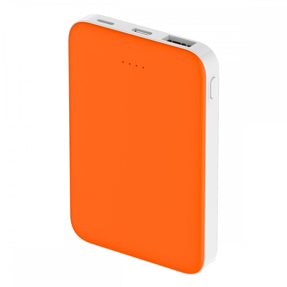 Внешний аккумулятор Fluffy, 5000 Mah, оранжевый арт. 2041.07 Внешний аккумулятор Fluffy, 5000 Mah, оранжевый арт. 2041.07