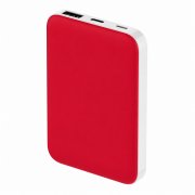 Внешний аккумулятор Fluffy, 5000 Mah, красный