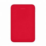 Внешний аккумулятор Fluffy, 5000 Mah, красный