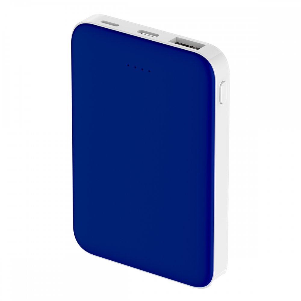 Внешний аккумулятор Fluffy, 5000 Mah, синий арт. 2041.15 Внешний аккумулятор Fluffy, 5000 Mah, синий арт. 2041.15