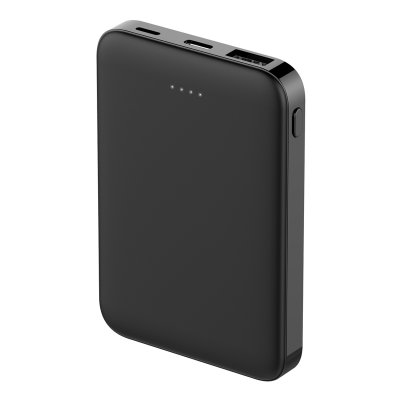 Внешний аккумулятор Fluffy, 5000 Mah, черный арт. 2041.02