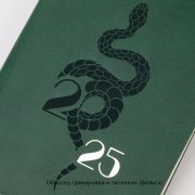 Ежедневник недатированный "Альба", формат А5, гибкая обложка зеленый