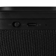 Колонка c беспроводной зарядкой Esca, черная арт. 16305.30 Колонка c беспроводной зарядкой Esca, черная арт. 16305.30