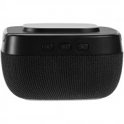 Колонка c беспроводной зарядкой Esca, черная арт. 16305.30 Колонка c беспроводной зарядкой Esca, черная арт. 16305.30