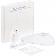 Станция беспроводной зарядки с антистрессом Countdown, белая арт. 16462.60 Станция беспроводной зарядки с антистрессом Countdown, белая арт. 16462.60