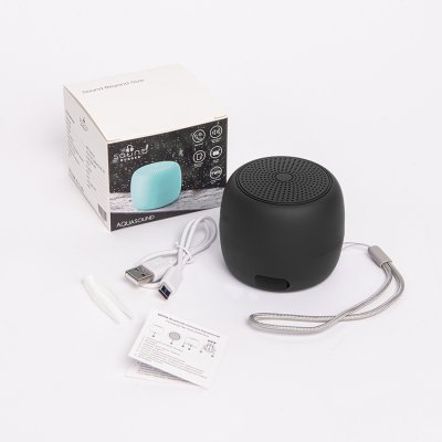 Портативная mini Bluetooth-колонка Sound Burger "Aquasound" черный Черный