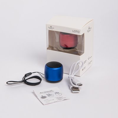 Портативная mini Bluetooth-колонка Sound Burger "Loto" синий Синий