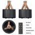 Светодиодный USB увлажнитель-аромадиффузор Bonfire, чёрный арт. 21022.02